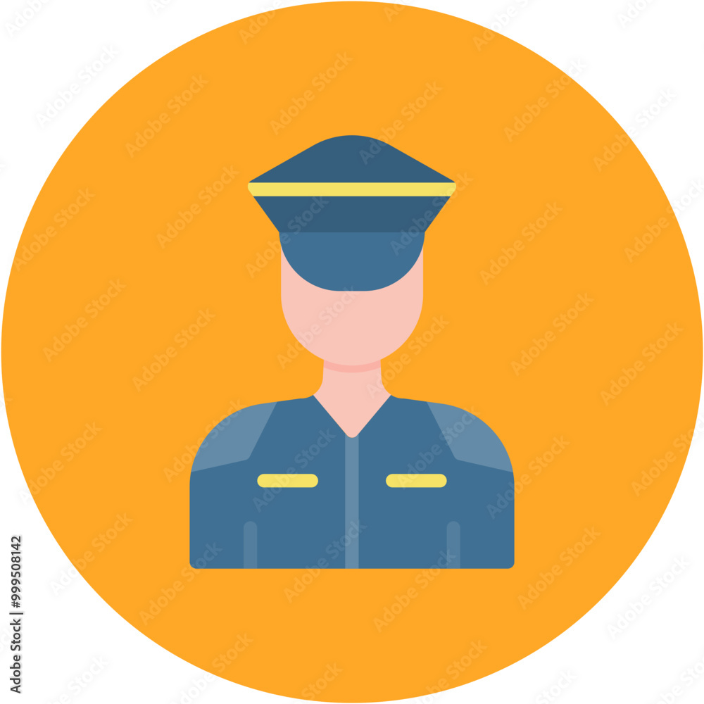 Poster Security Guard icon vector image. Can be used for Supermarket.