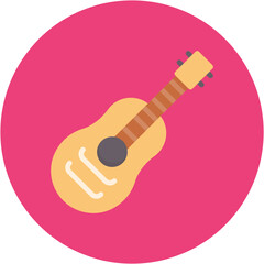 Guitar icon vector image. Can be used for Instrument.
