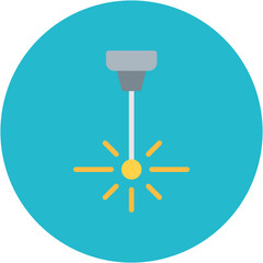 Laser Beam Line Icon