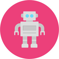 Robot Line Icon