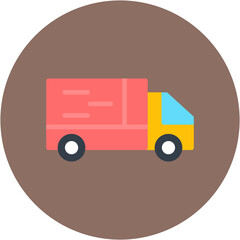 Truck Line Icon