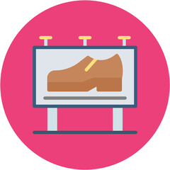 Shoe Marketing Line Icon