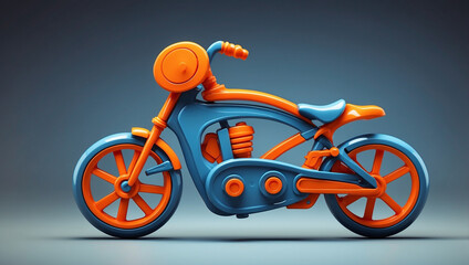 Fototapeta premium Bicycle Toy Icon