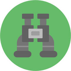 Binocular icon vector image. Can be used for Archery.
