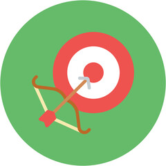 Sports icon vector image. Can be used for Archery.