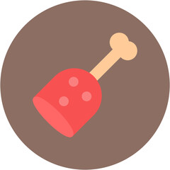 Cooked Ham icon vector image. Can be used for Oktoberfest.