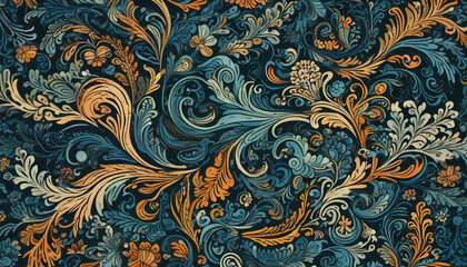 Regionalism style, brush work, texture