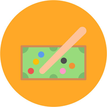 recommend clip art: Billiard Table icon vector image. Can be used for Bowling.
