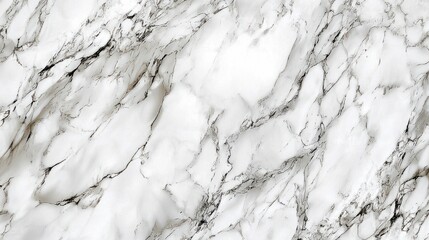 Obraz premium A luxurious white marble texture with subtle gray veins, ideal for high-end, sophisticated designs