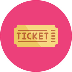 Ticket icon vector image. Can be used for Beach Resort.