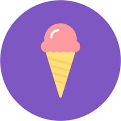 Ice Cream icon vector image. Can be used for Beach Resort.