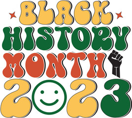 Retro Black History Svg Design