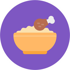 Food icon vector image. Can be used for Casino.