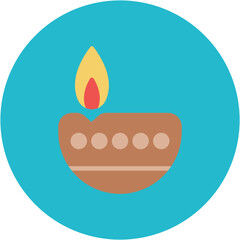 Oil Lamp icon vector image. Can be used for Retro.