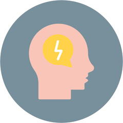 Mental Disorders icon vector image. Can be used for Psychology.