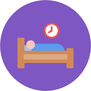 recommend clip art: Healthy Sleeping icon vector image. Can be used for Psychology.