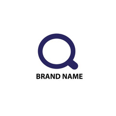 creative elegant minimalist modern letter Q logo