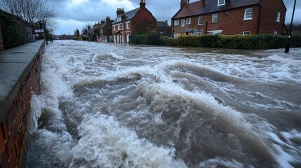 Flooding due to storm and severe weather