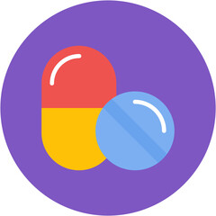 Pills icon vector image. Can be used for Nutrition.