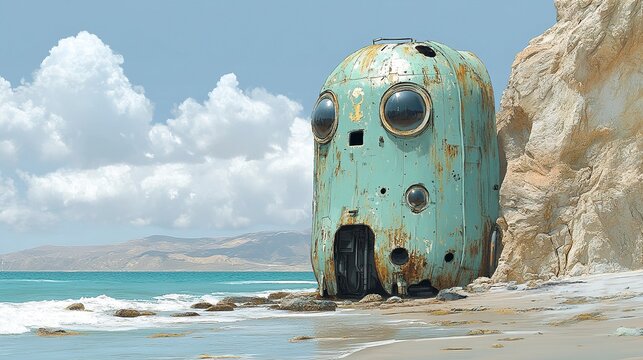 submechanophobian sci-fi futuristic dystopian