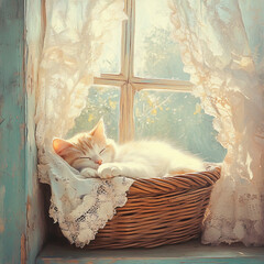 Sleeping cat