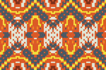 Stripes Background Arabic Geometric Patternfolk Embroidery, Aztec Geometric Ornament Print. Design for Carpet, Wallpaper, Clothing, Wrapping, Fabric