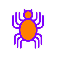 Flat Icon - Spider Animal
