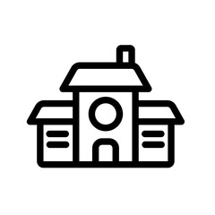 Icon Line - Haunted house