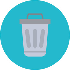 Trash icon vector image. Can be used for Homeless.