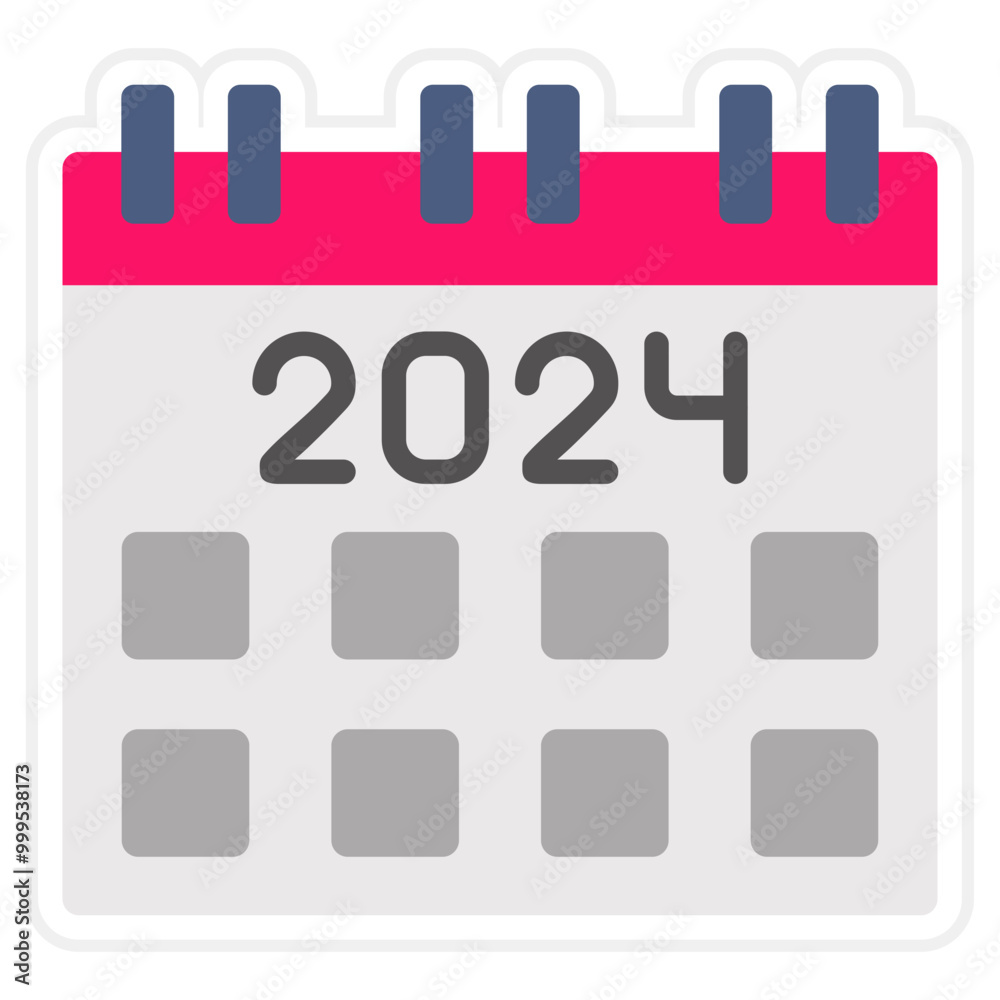 Sticker Calendar Icon