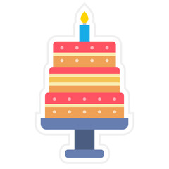 Birthday cake Icon