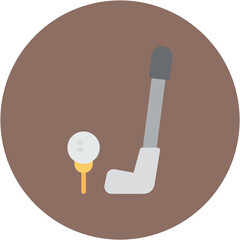 Iron icon vector image. Can be used for Golf.