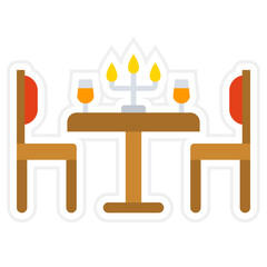 Dinner table Icon