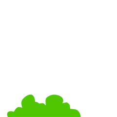 Vector Illustration of Green Bushes