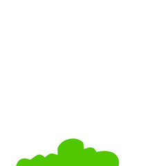Vector Illustration of Green Bushes