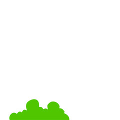 Vector Illustration of Green Bushes