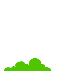 Vector Illustration of Green Bushes