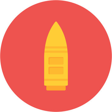recommend clip art: Bullet icon vector image. Can be used for Shooting.