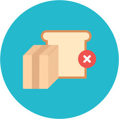 Food Scarcity icon vector image. Can be used for Global Warming.