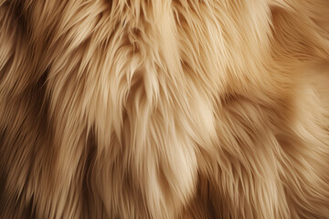 Fototapeta premium Processed collage of fluffy animal fur surface texture. Background for banner, backdrop or texture