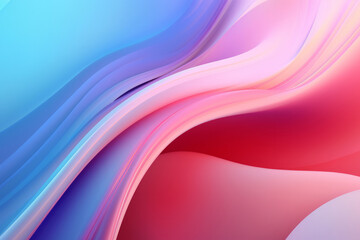 Abstract waves shape glowing in ultraviolet spectrum. Background for banner, backdrop or texture