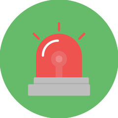 Alarm icon vector image. Can be used for Public Services.