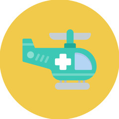 Aviation Unit icon vector image. Can be used for Public Services.