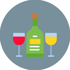 Alcohol icon vector image. Can be used for Addiction.