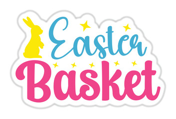 Easter Stickers SVG Design