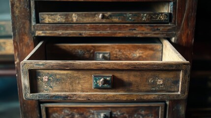 Chinese medicine cabinet or drawer