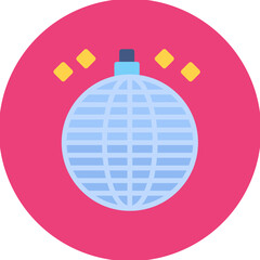 Mirror Ball icon vector image. Can be used for Bar.