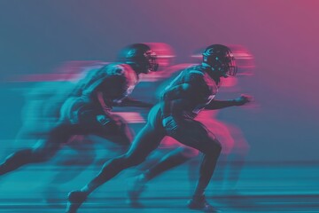 Dynamic Action in an American Football Game