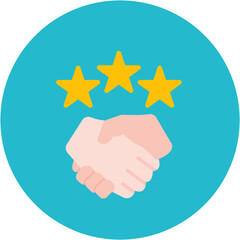 Dedication icon vector image. Can be used for Achievements.