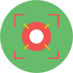 Focus icon vector image. Can be used for Achievements.